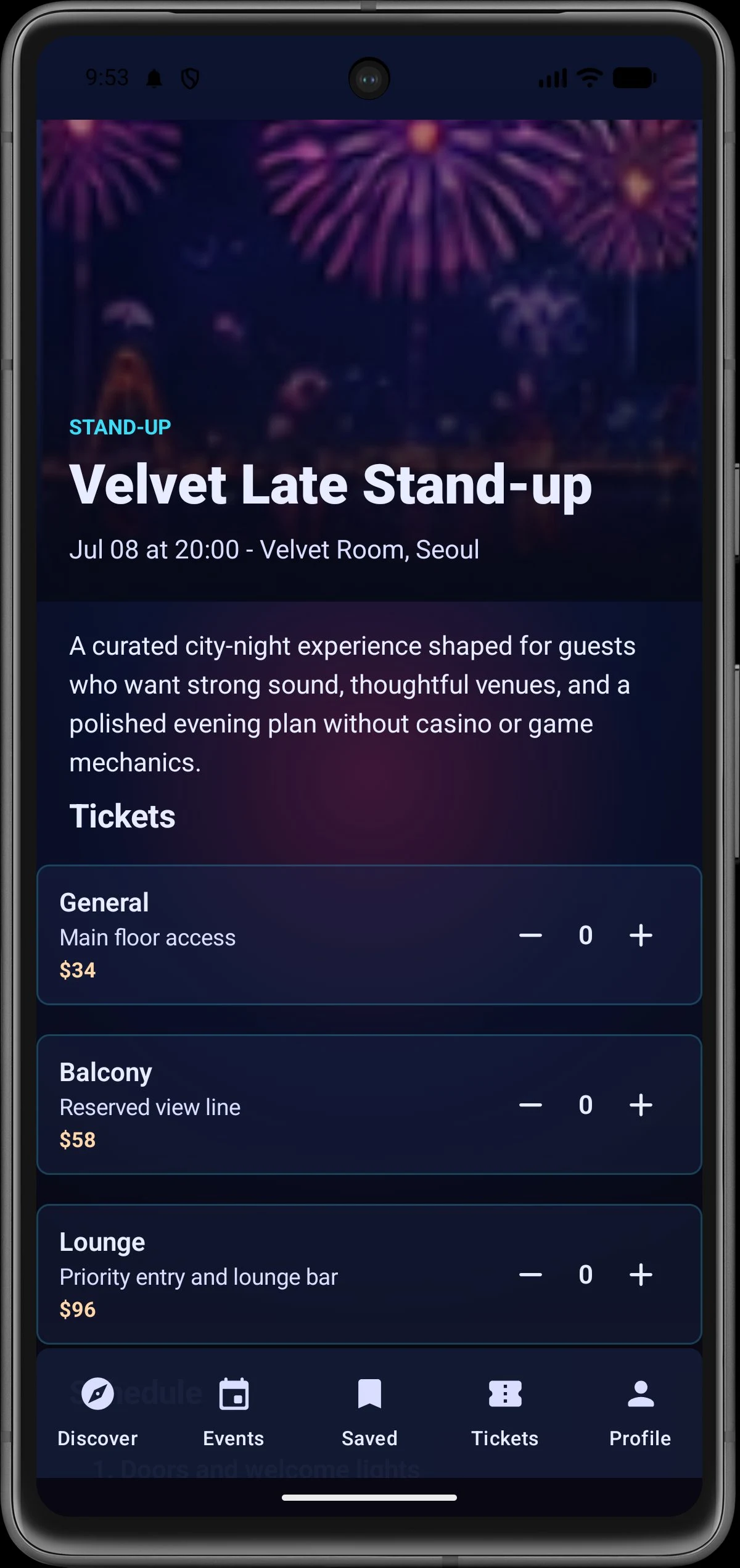 Kangwon Land Events screenshot